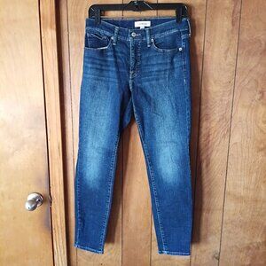 Lucky Brand Mid Rise Skinny Jeans Womens 8 / 29R Stretch Denim Blue